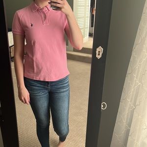 Pink polo
